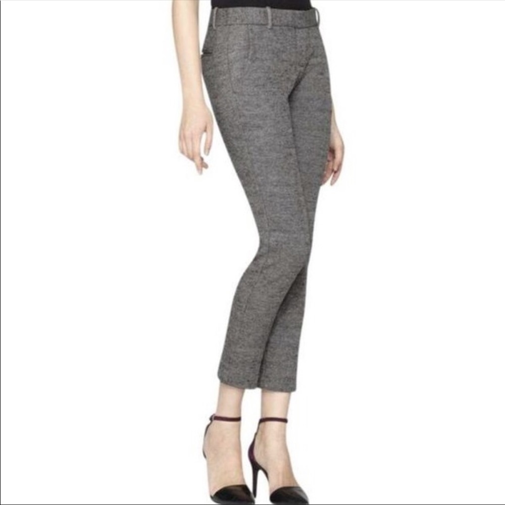 Theory Necessitas Black White Testra Pants Size 8
